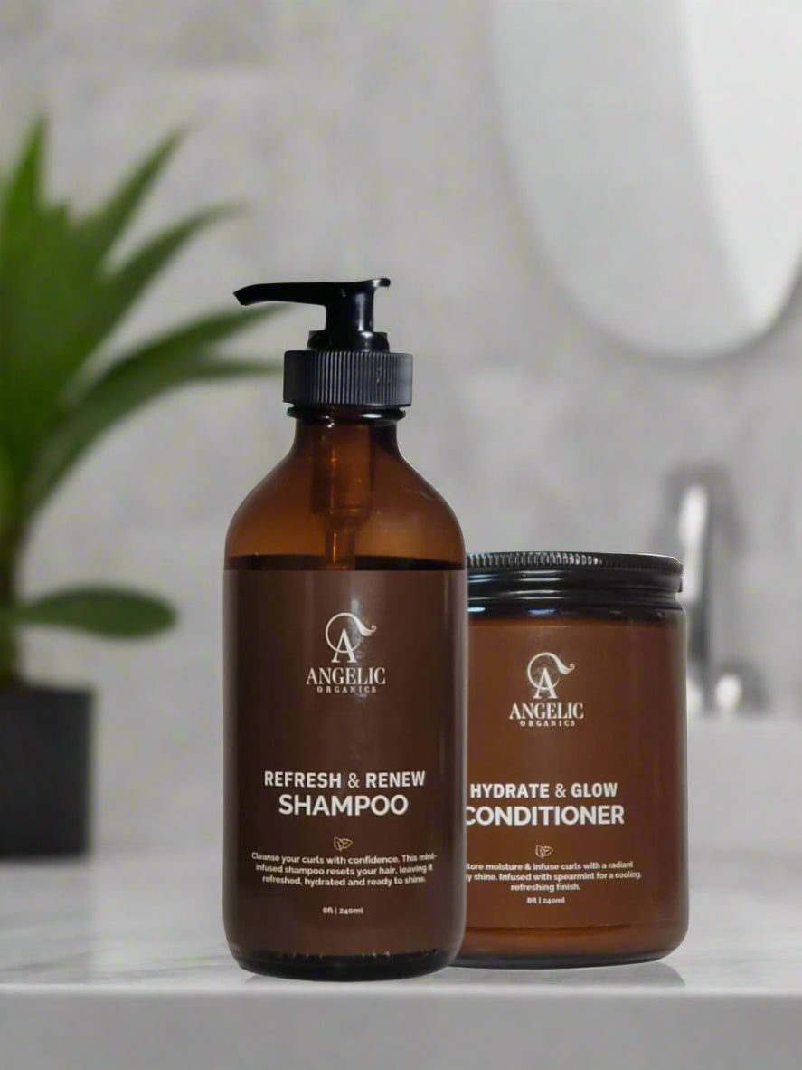 🌿 Root Revival Duo – Clarifying Shampoo + Deep Moisture Conditioner