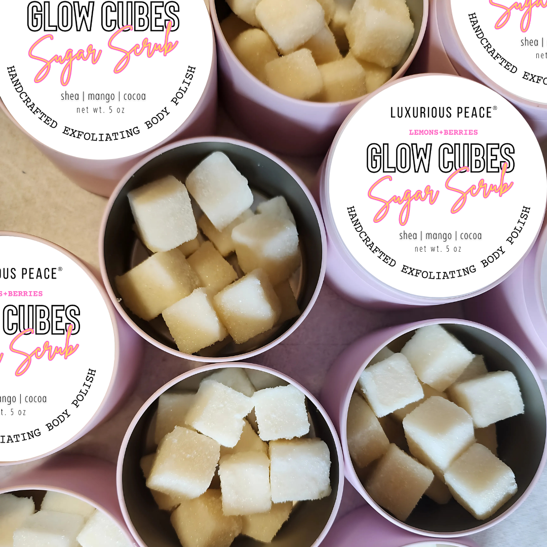 Glow Cubes Sugar Scrub