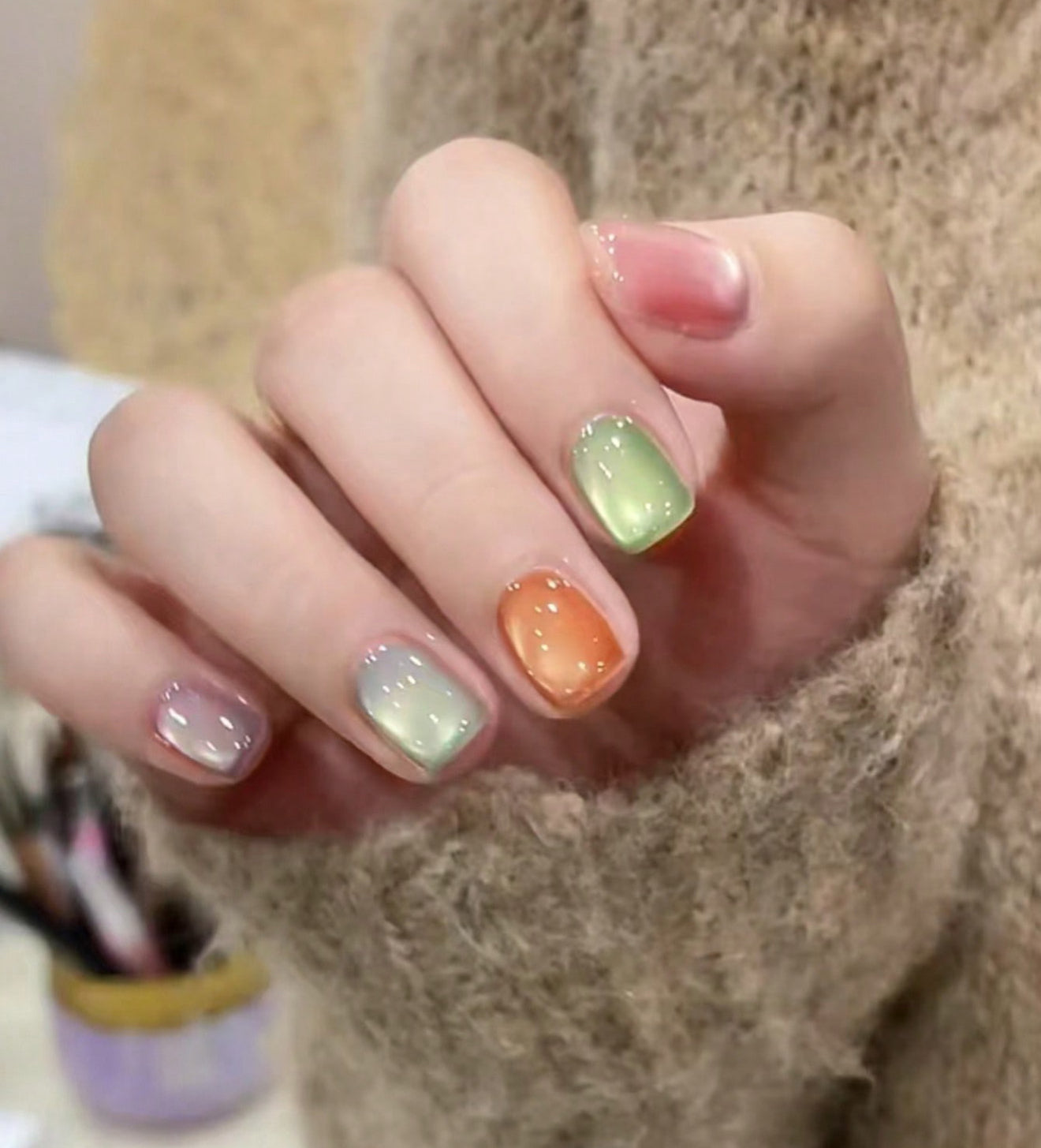 Naturally Press'd Press On Nails by DEMIblue