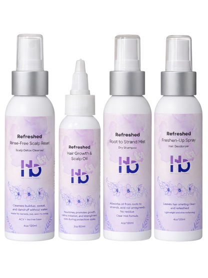 The Refreshed System: 4-Step Between-Wash Routine