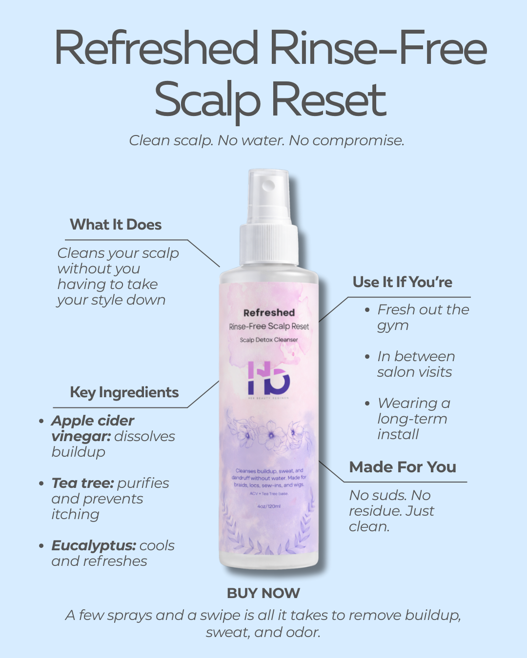 REFRESHED RINSE-FREE SCALP RESET (PRE-ORDER)