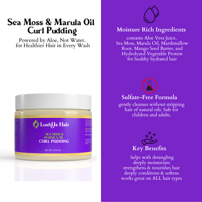 Sea Moss & Marula Oil Curl Pudding